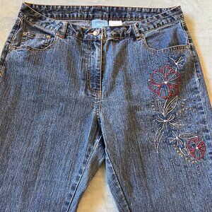 Lara Lane Embellished Boot Cut Jeans size 10